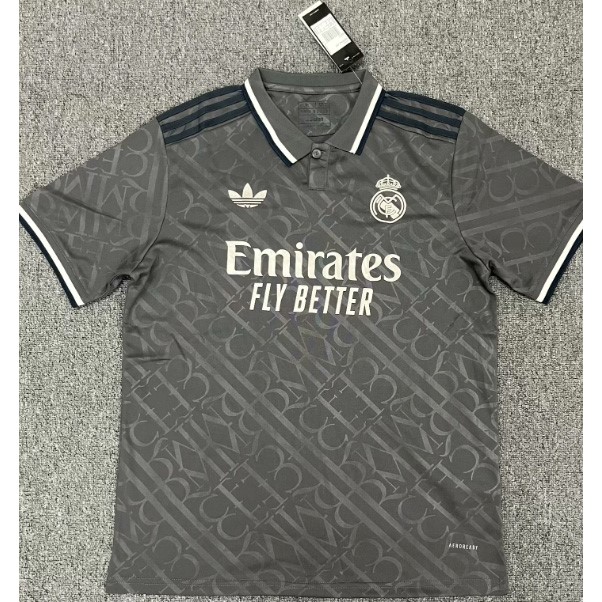 Tailandia Camiseta Real Madrid Segunda equipo 2024-25 Gris